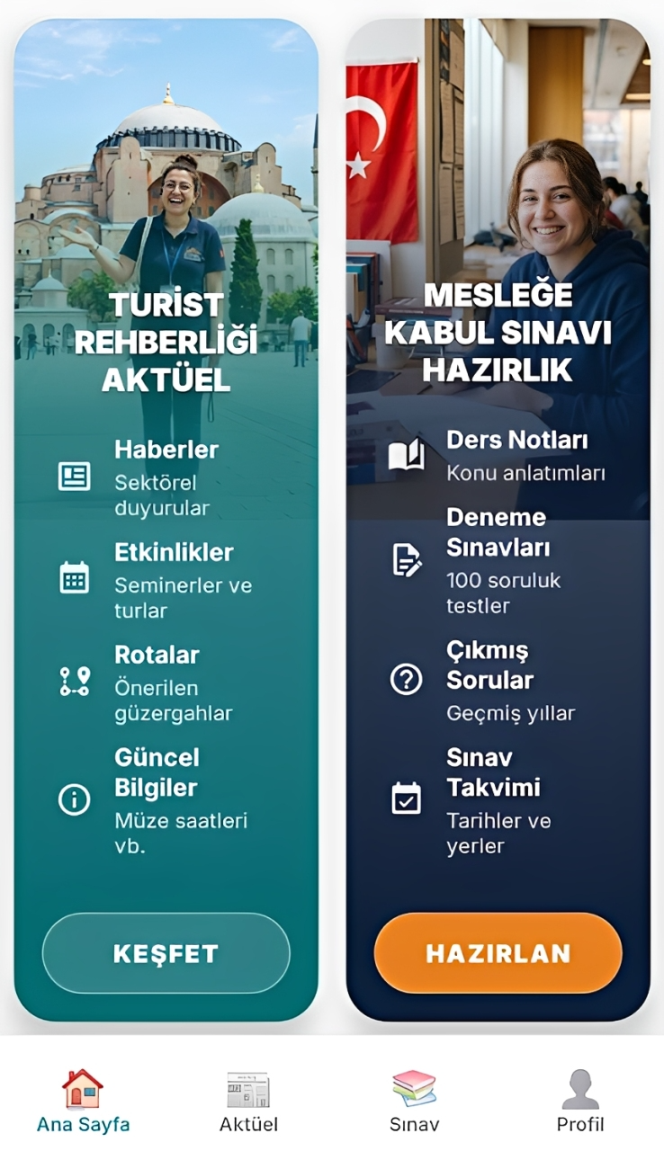 Rehberim Uygulama Ekranı